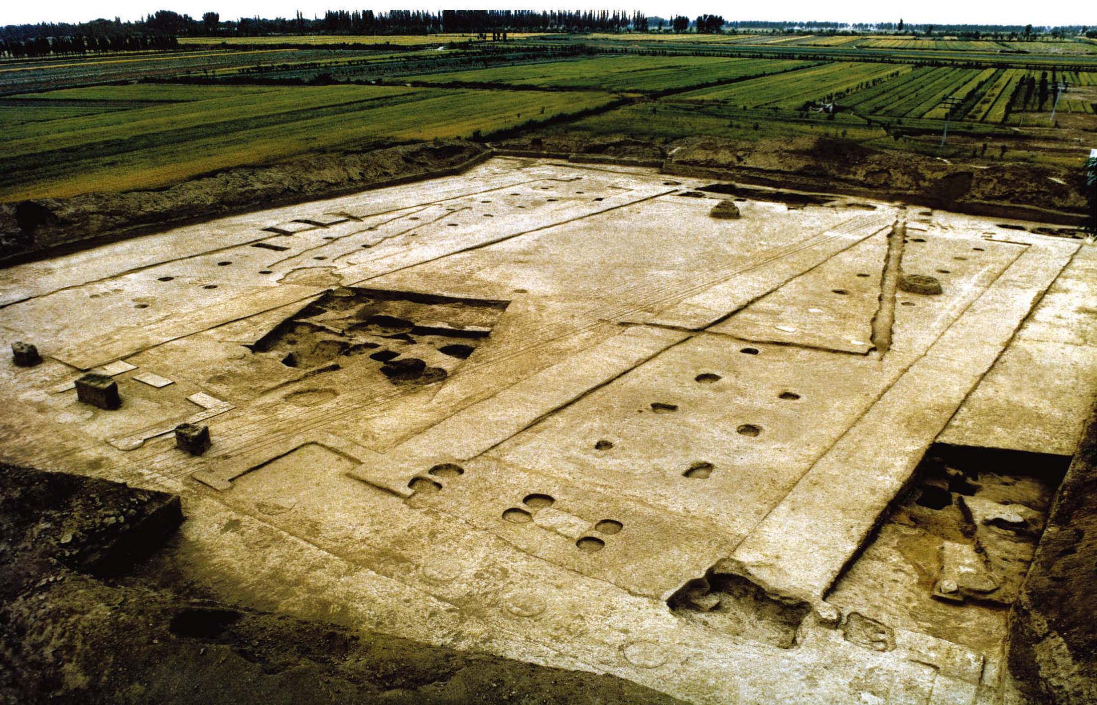 侯馬晉國(guó)遺址——北塢古城建筑遺址 (1985年)